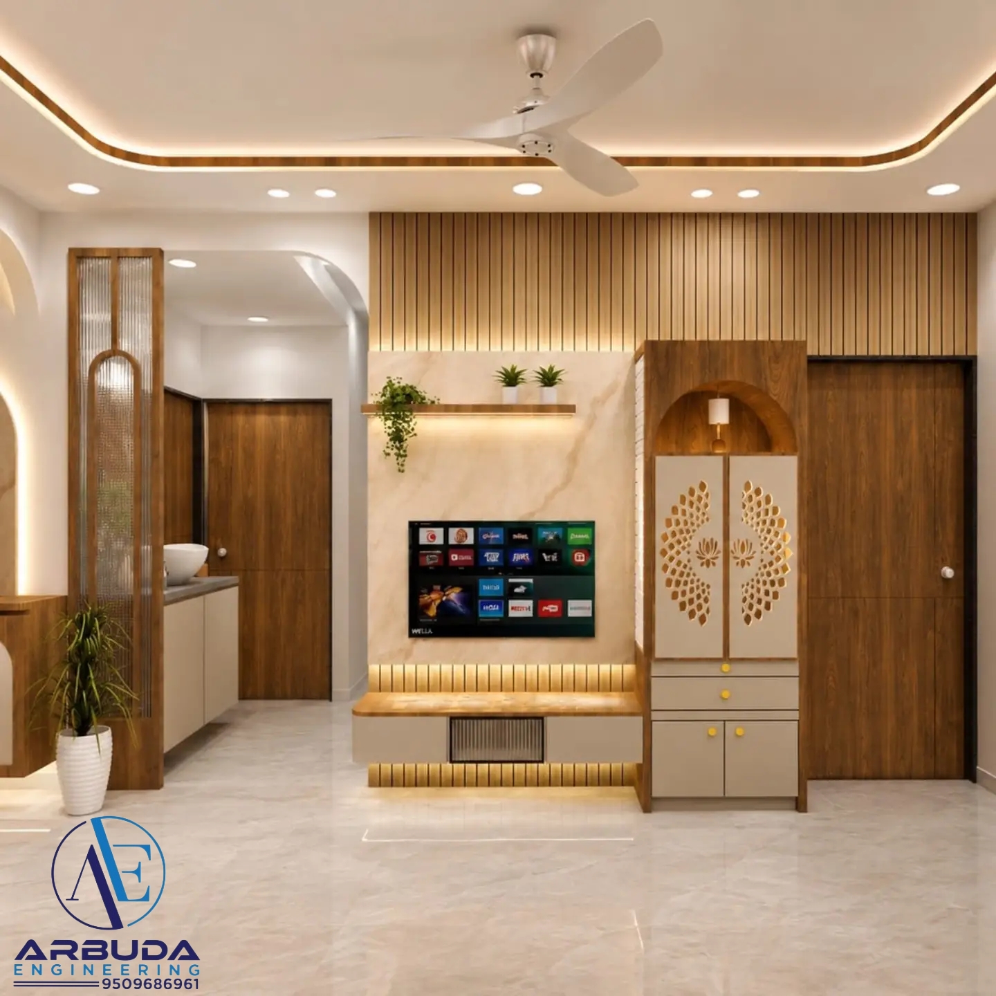 Interior design project by Arbuda Engineering